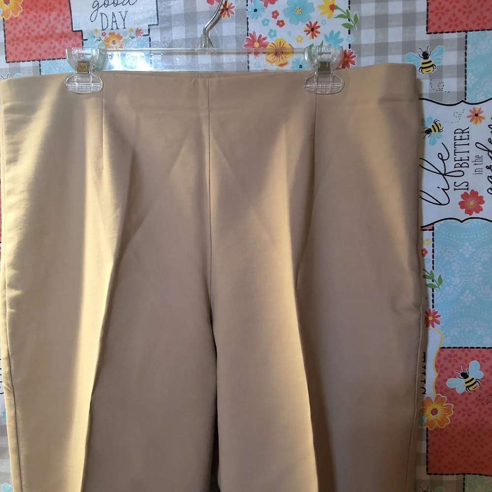 ZOZO POLISHED STRECH PANT W/SIDE ZIP